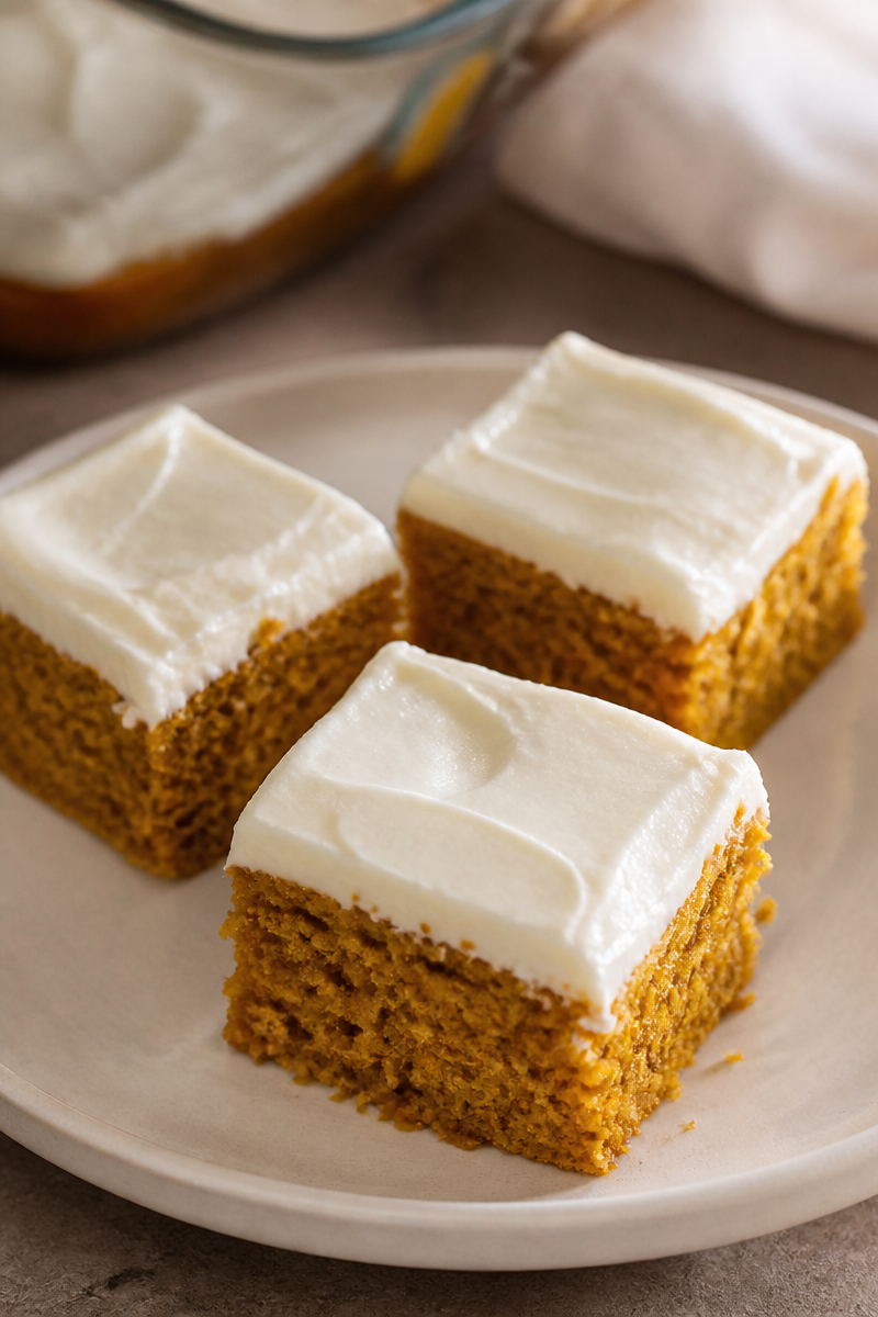 PUMPKIN BARS