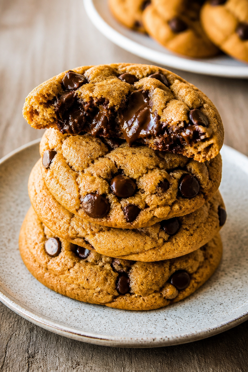 Soft Pumpkin Chocolate Chip Cookies – Easy Fall Dessert