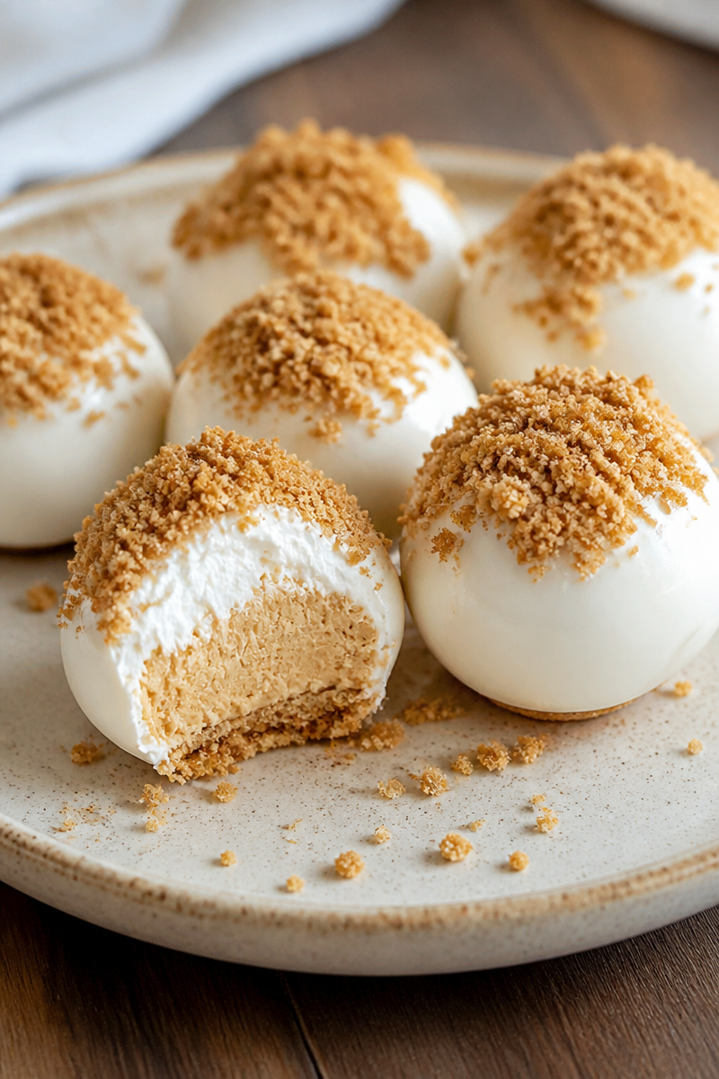 No Bake Pumpkin Cheesecake Balls