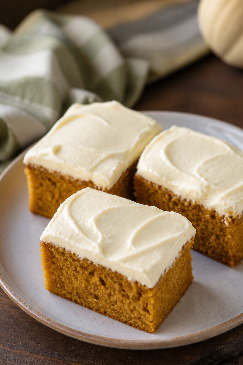 PUMPKIN BARS