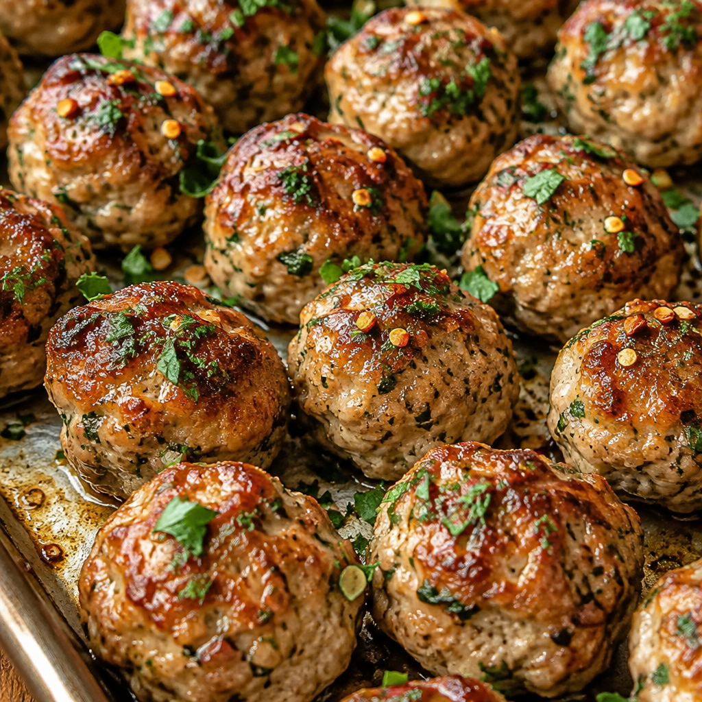 High-Protein Baked Turkey Meatballs (Healthy & Easy)