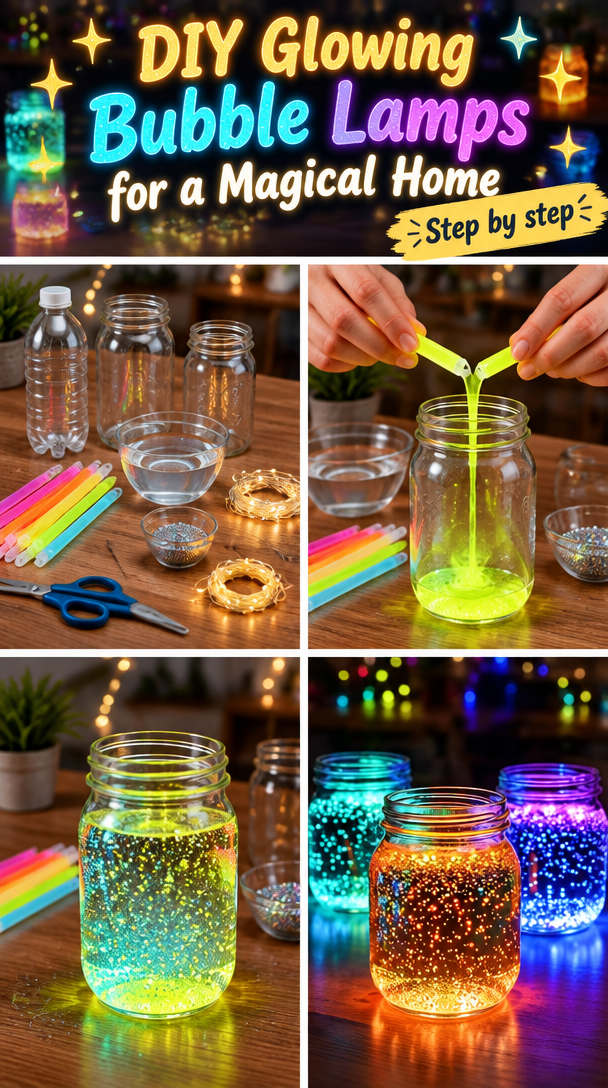 Want DIY Glowing Bubble Lamps Making Your Home Magical?