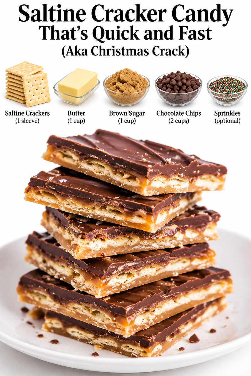 Saltine Cracker Candy That's Quick and Easy (Also Known as Christmas Crack)