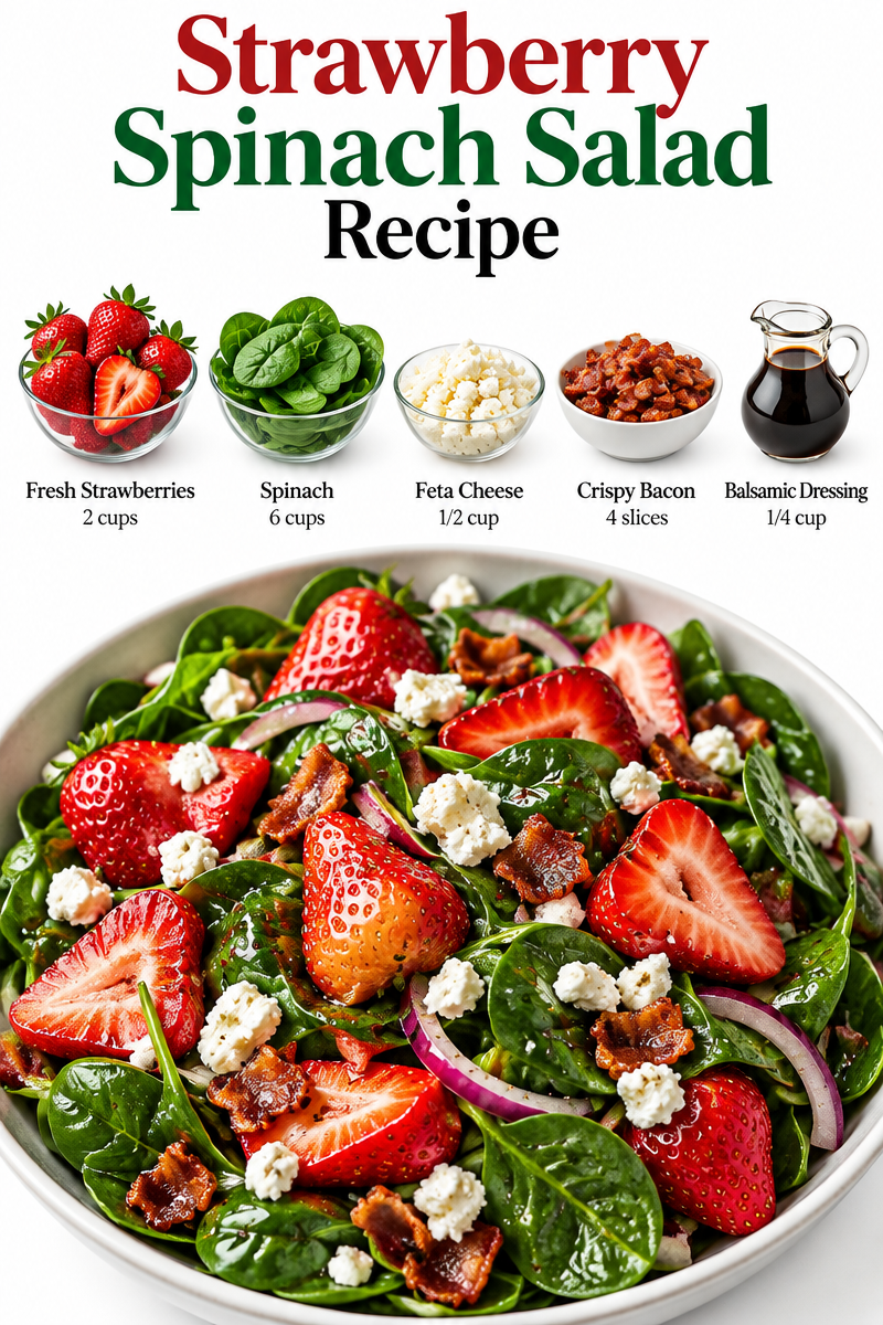 Strawberry Spinach Salad Recipe