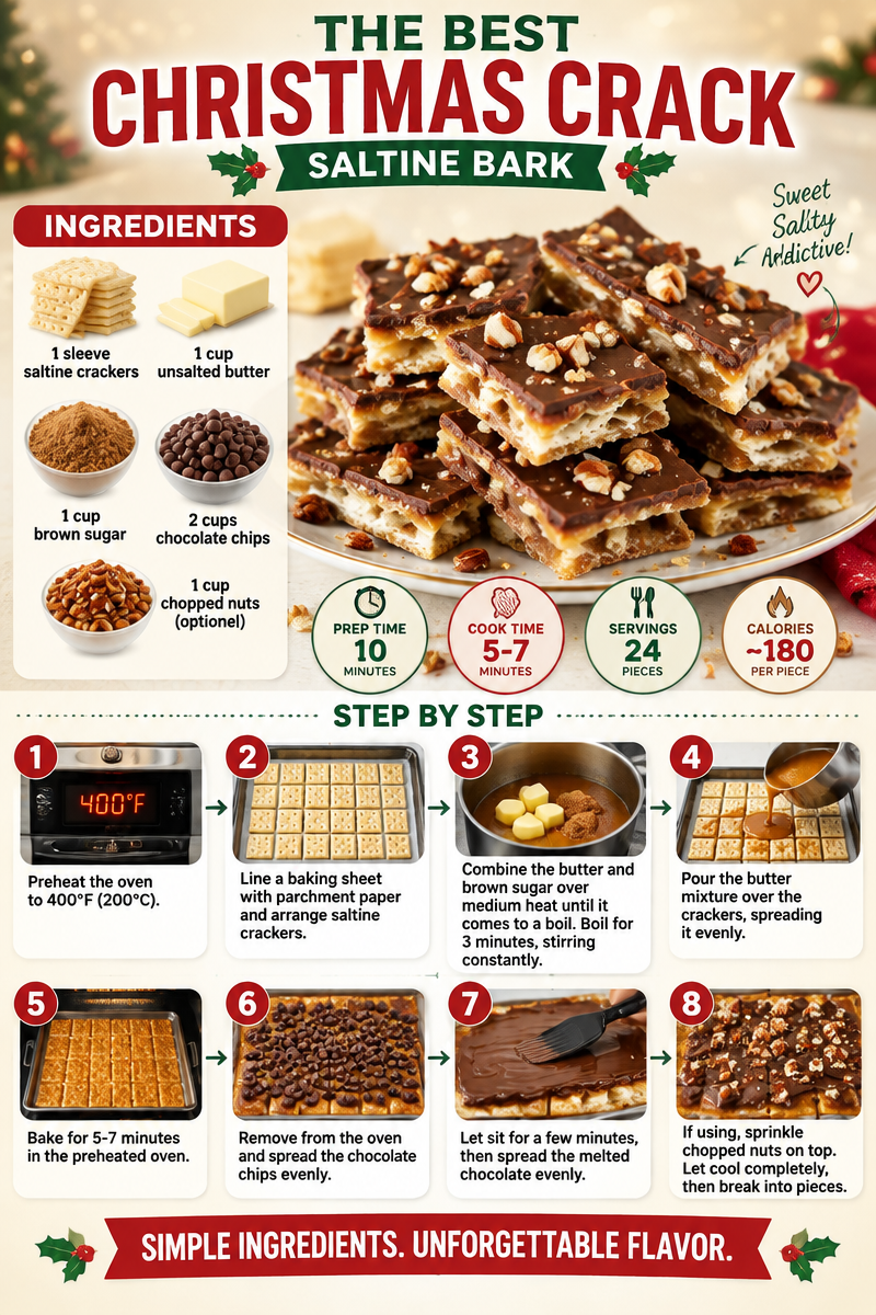 Christmas Crack (Saltine Bark)