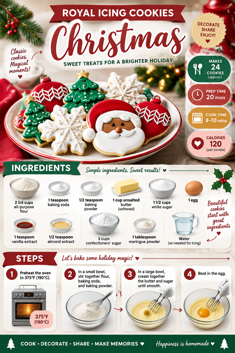Christmas Royal Icing Cookies