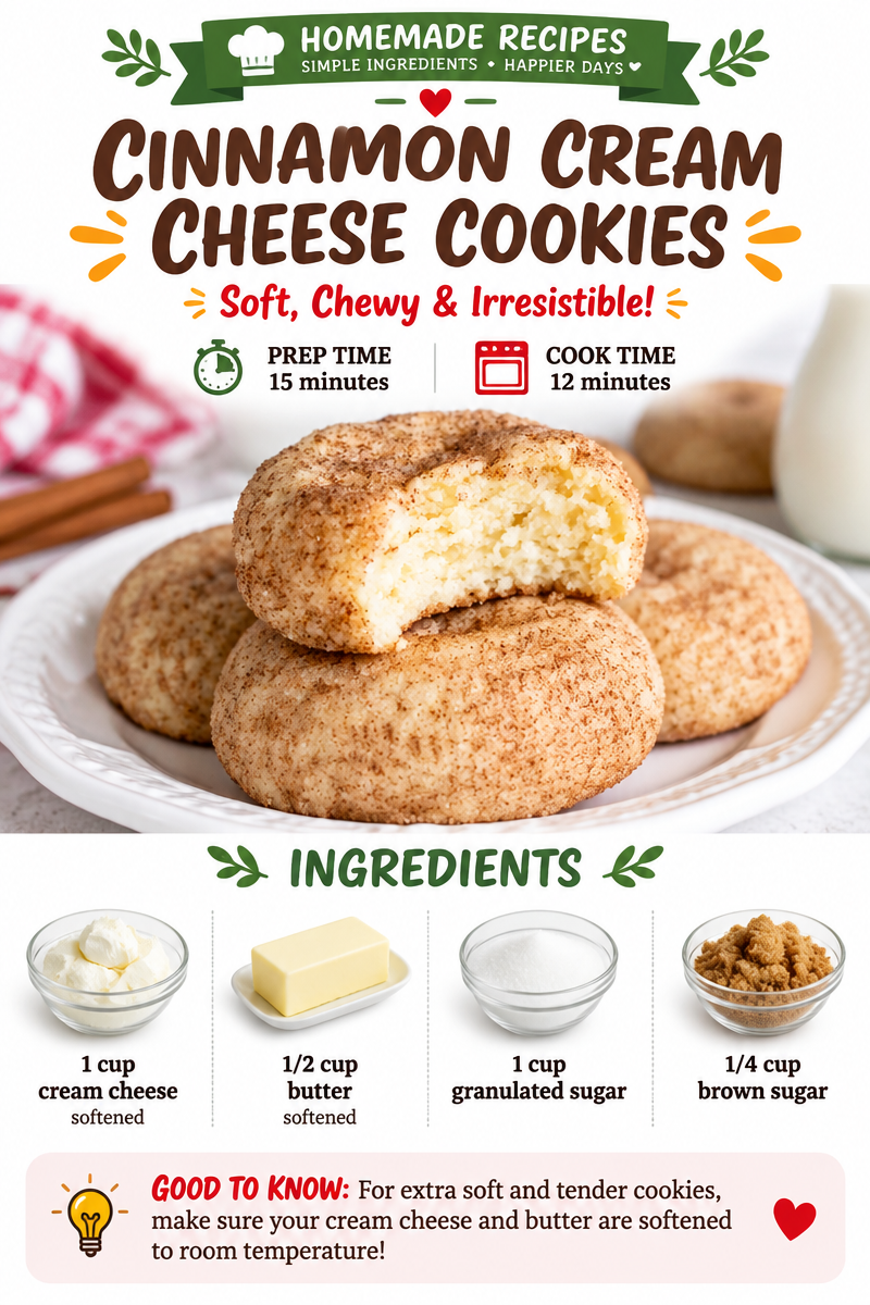 CINNAMON CREAM CHEESE COOKIES