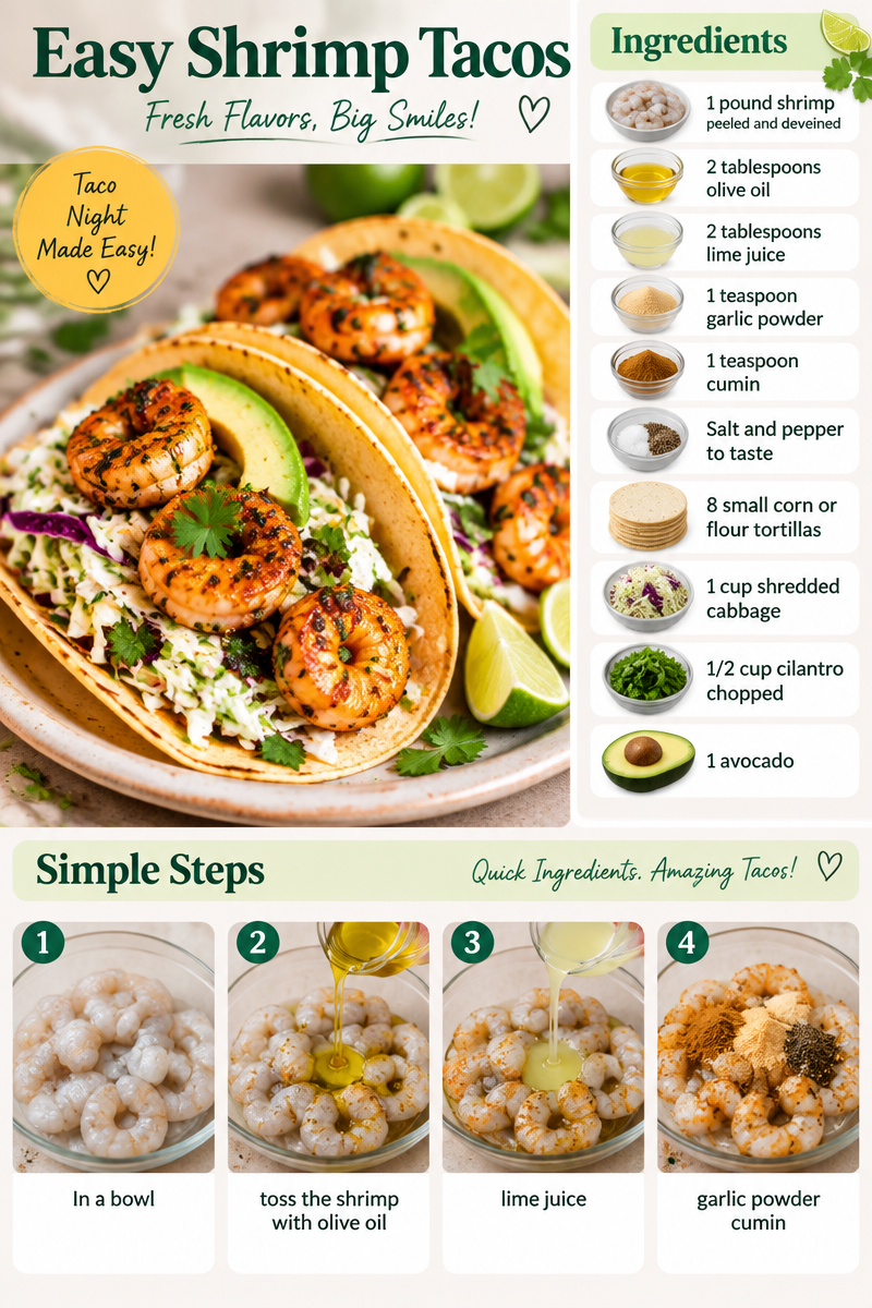 Easy Shrimp Tacos