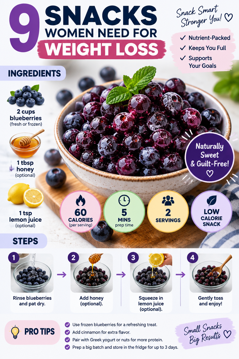 SNACKS WOMEN NEED FOR WEIGHT LOSS