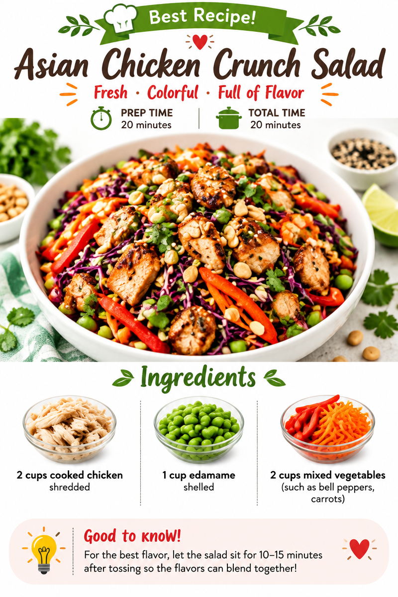 Asian Chicken Crunch Salad