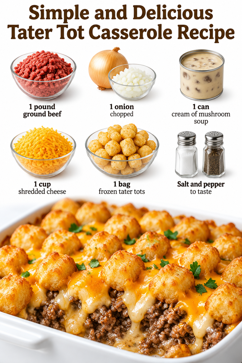 Simple and Delicious Tater Tot Casserole Recipe