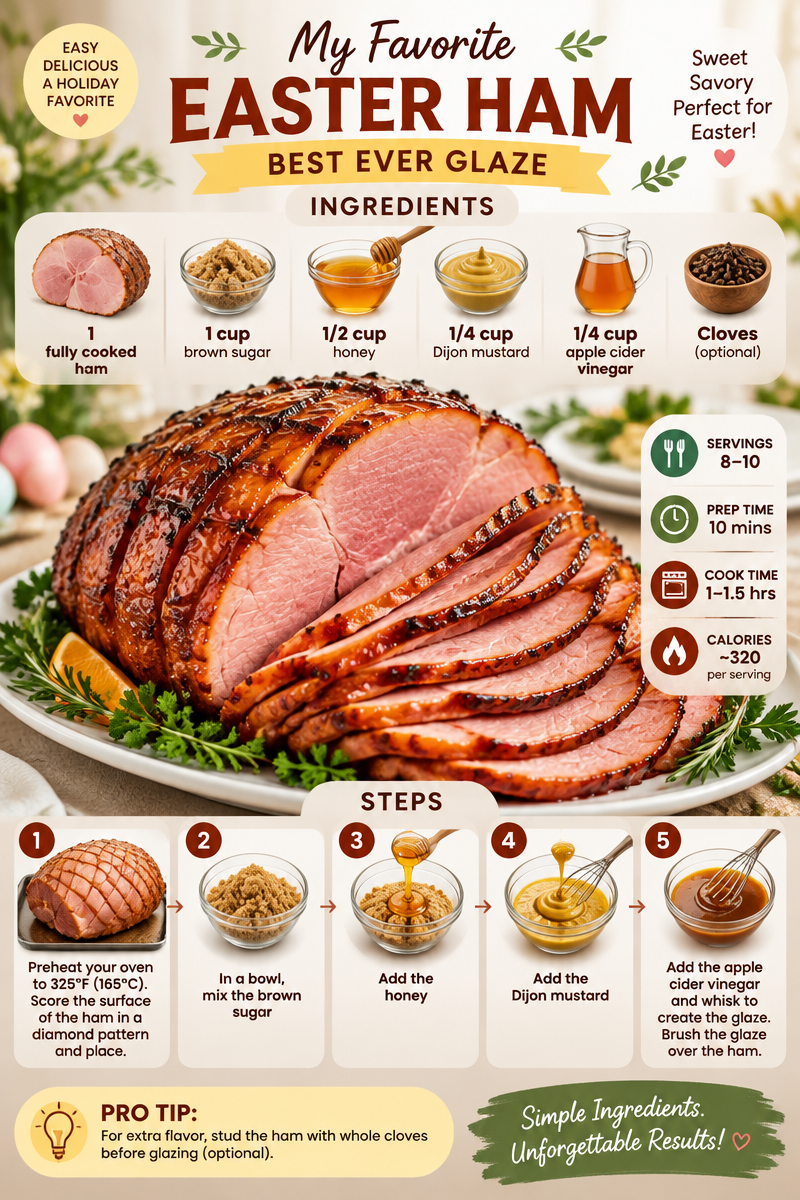 Easter Ham (Best Glazed Ham Recipe)