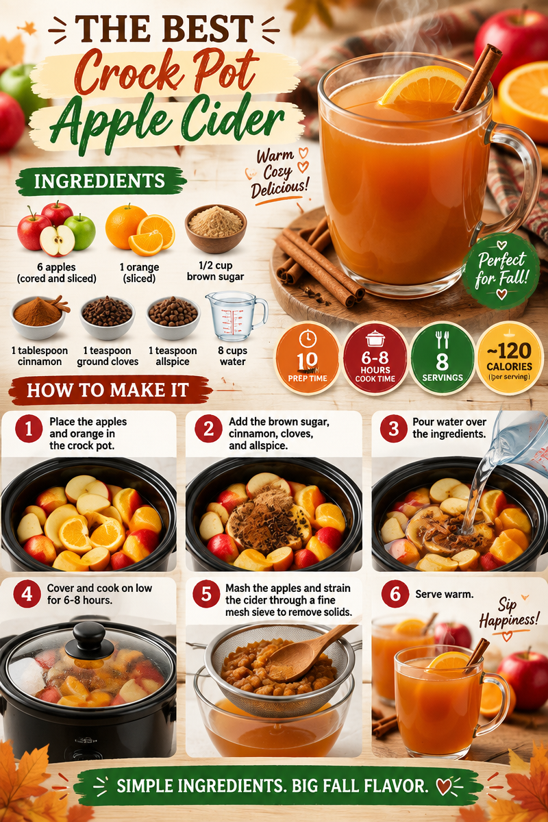 The Best Crockpot Apple Cider