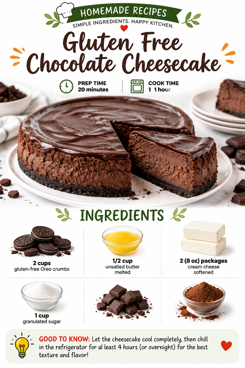 Gluten Free Chocolate Cheesecake