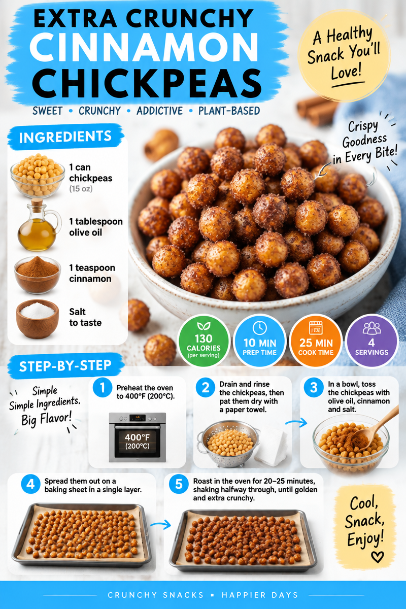Crunchy Cinnamon Chickpeas