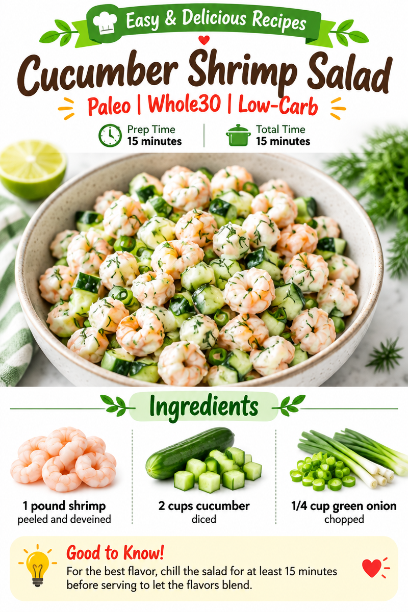 Cucumber Shrimp Salad