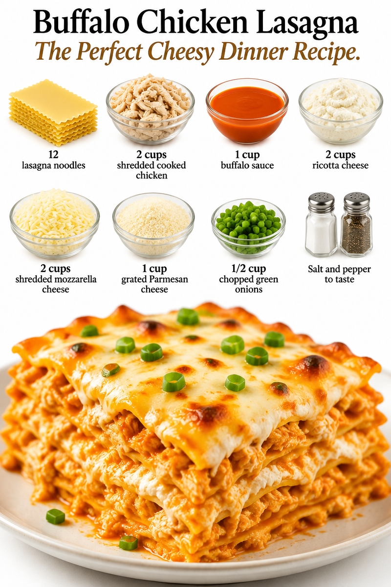 Buffalo Chicken Lasagna: The Perfect Cheesy Dinner Recipe