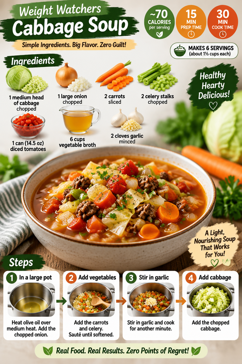 Weight Watchers Cabbage Soup