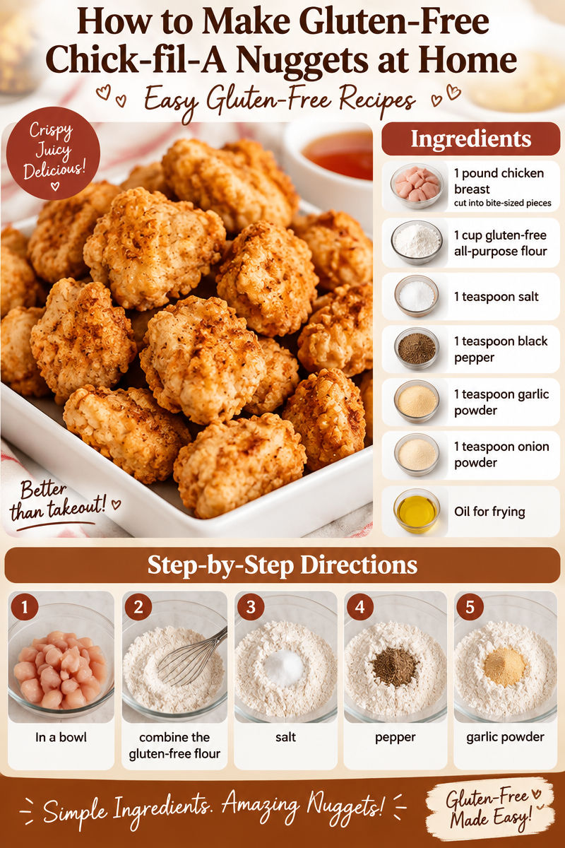 How to Make Gluten-Free Chick-fil-A Nuggets at Home - Easy Gluten-Free Recipes to Try