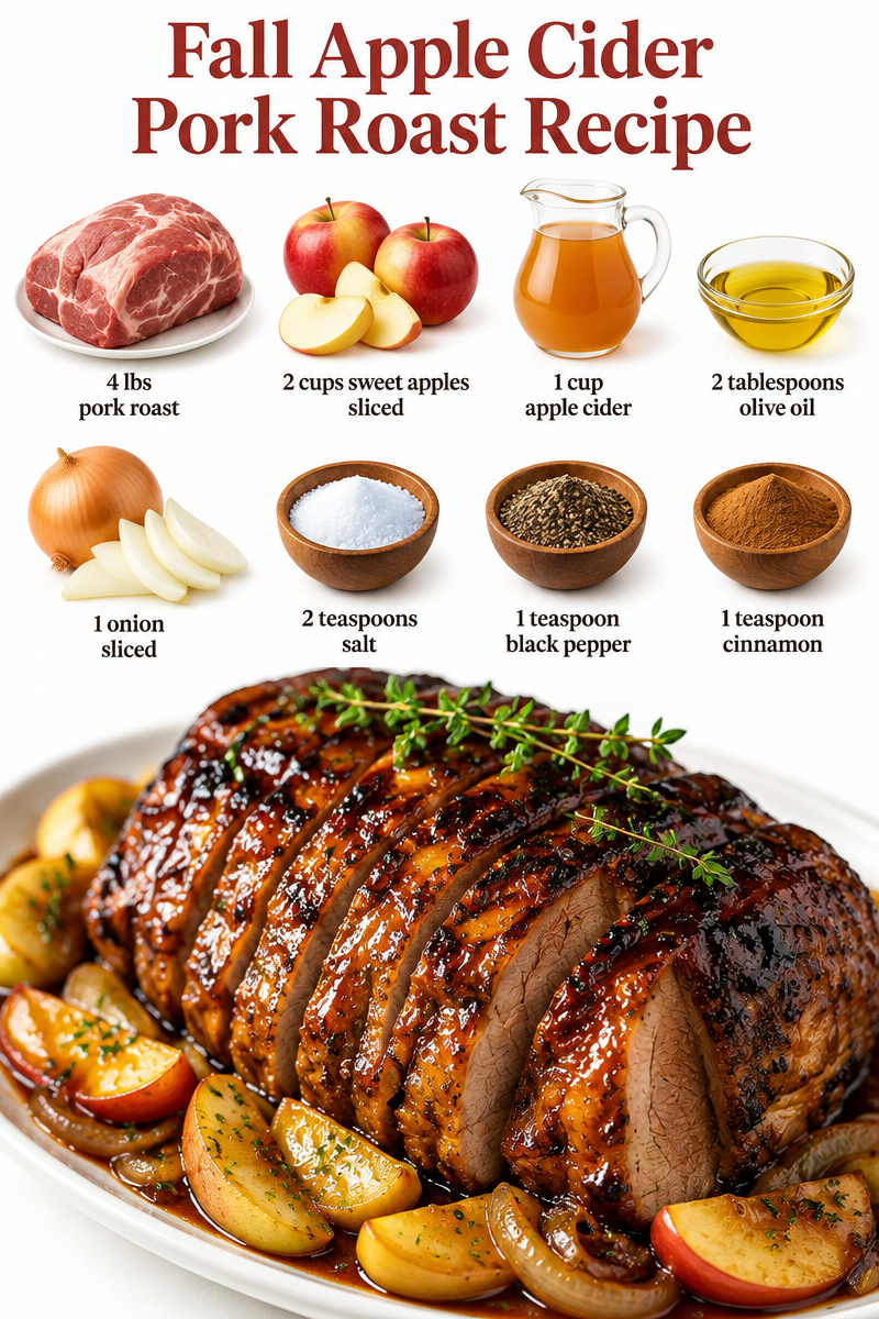 Fall Apple Cider Pork Roast Recipe