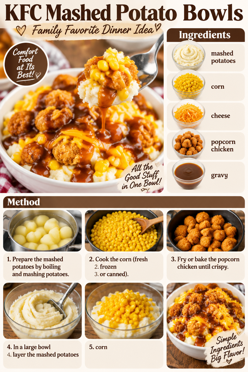 KFC Mashed Potato Bowls | Family Favorite Dinner Idea