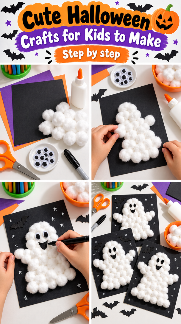 Cute Halloween Crafts for Kids to Make 5 15 Cute Halloween Crafts for Kids to Make This Fall - Ruffled Mom