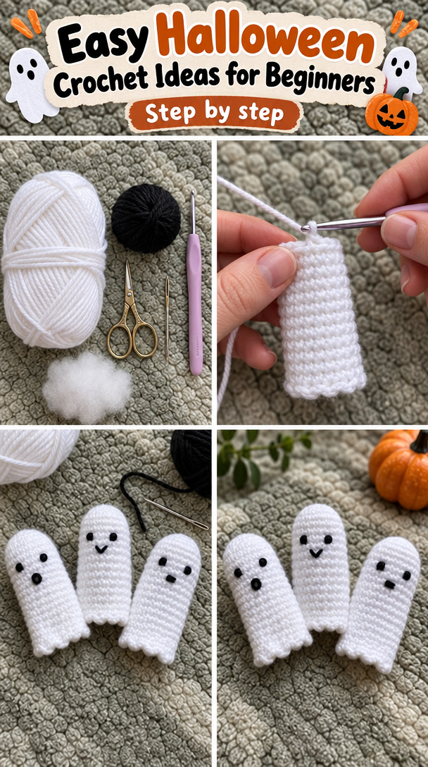 Easy Halloween Crochet Ideas for Beginners 5 24 Easy Halloween Crochet Ideas Using Basic Stitches For Beginners