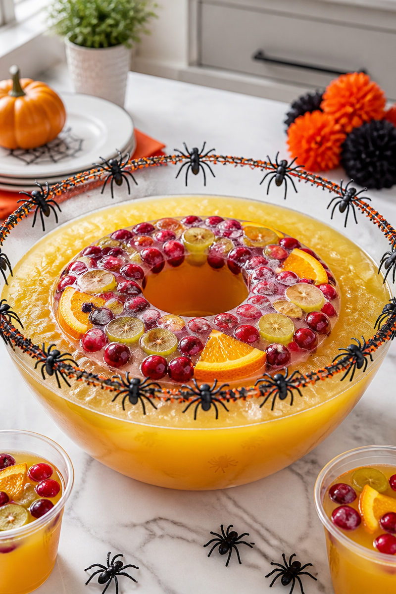 Spooky Halloween Punch Ice Ring
