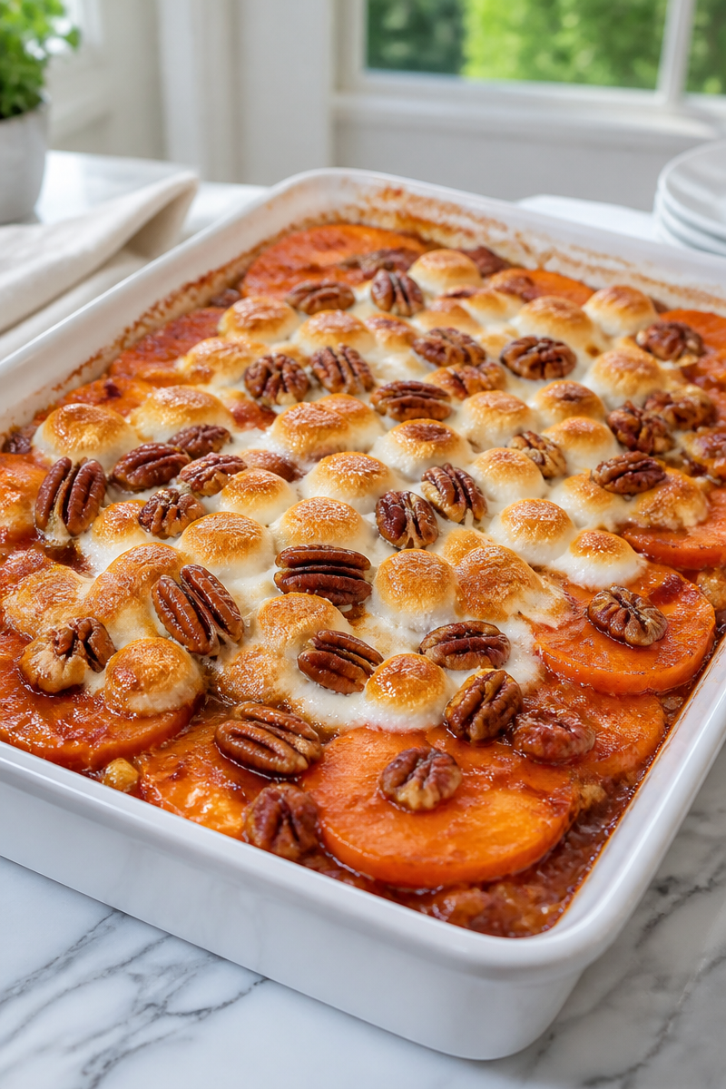 Classic Candied Yam Casserole Bake