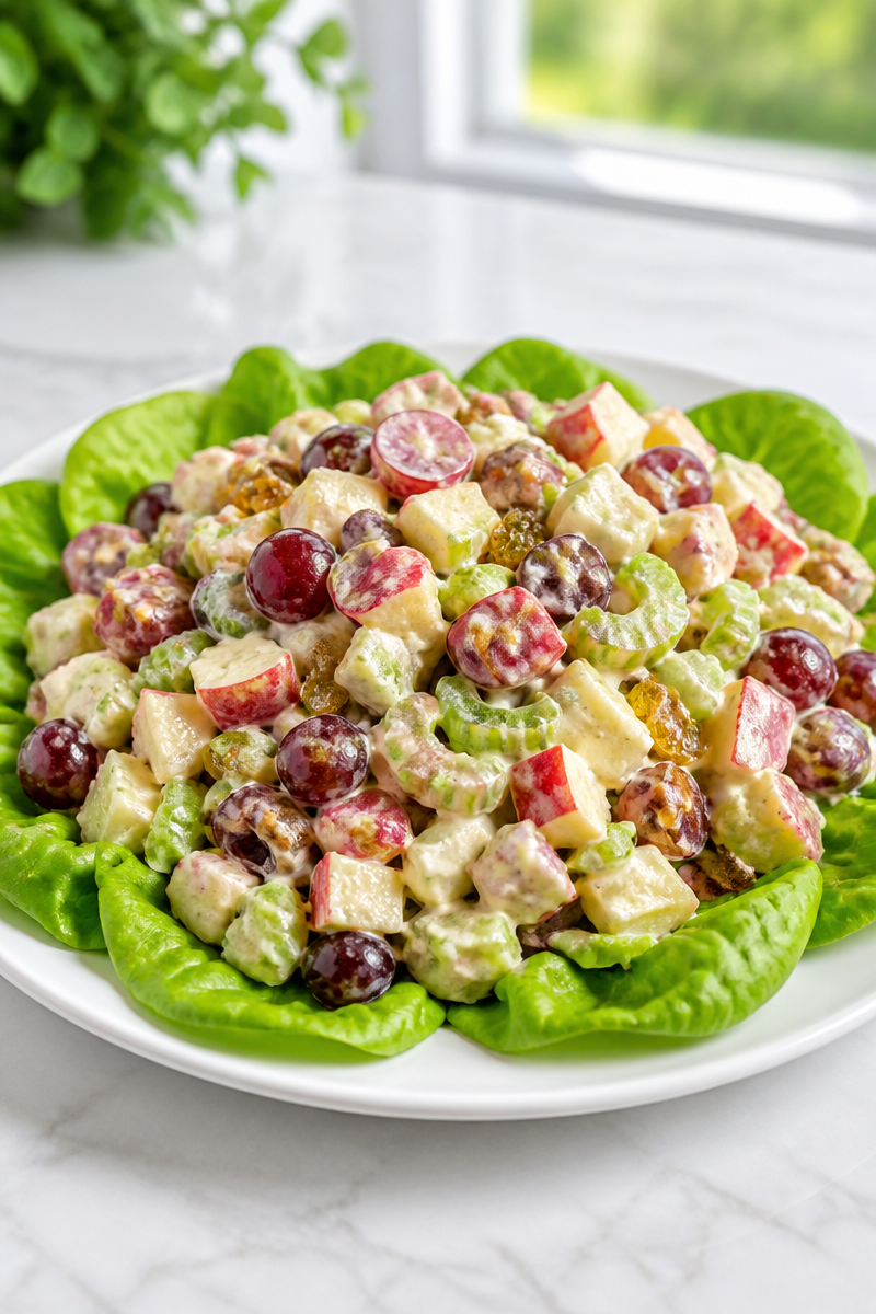 Classic Waldorf Salad Apple Walnut
