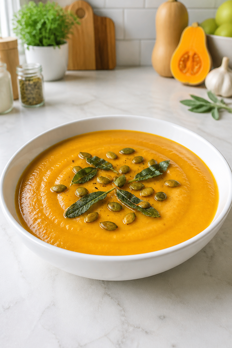 Classic Butternut Squash Soup Bowl