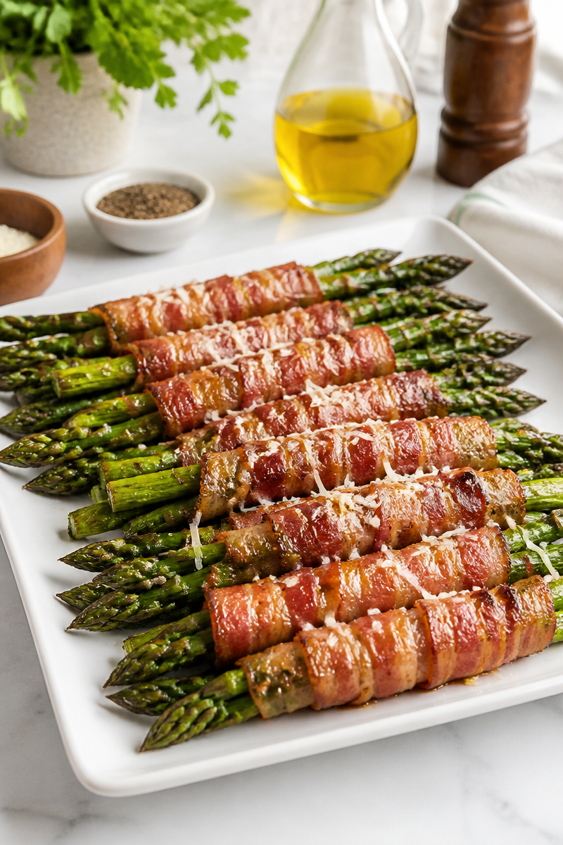 Bacon Wrapped Asparagus Holiday Side