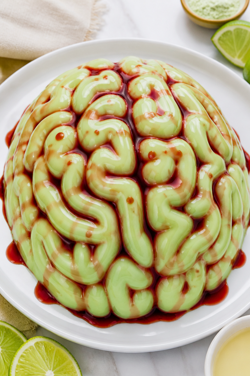 Halloween Zombie Brain Jello Mold