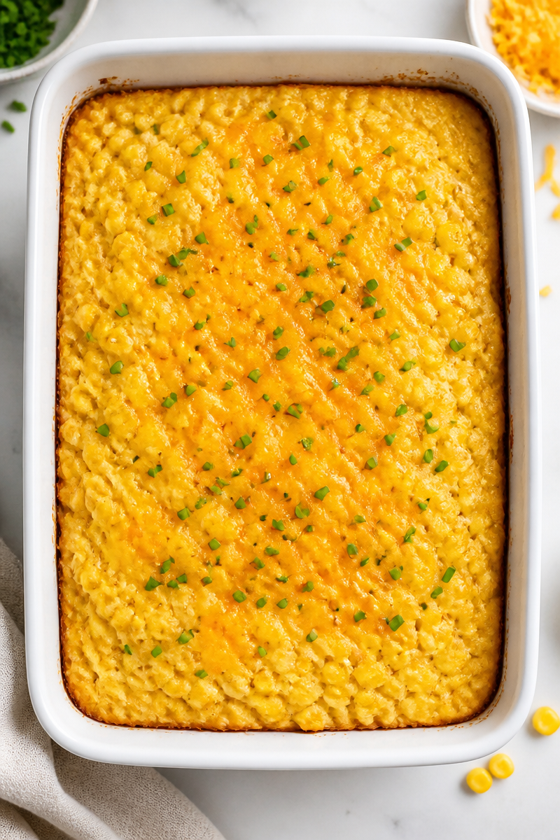 Classic Corn Casserole Side Dish