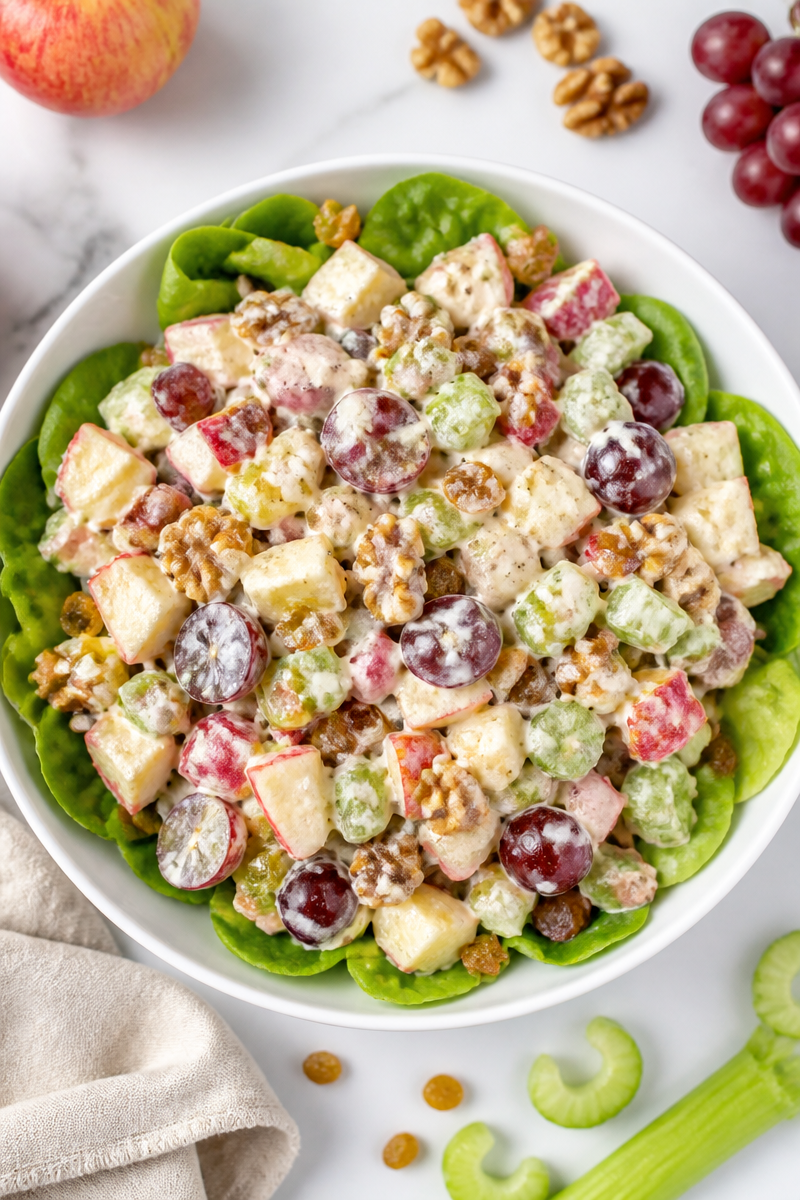 Classic Waldorf Salad Apple Walnut