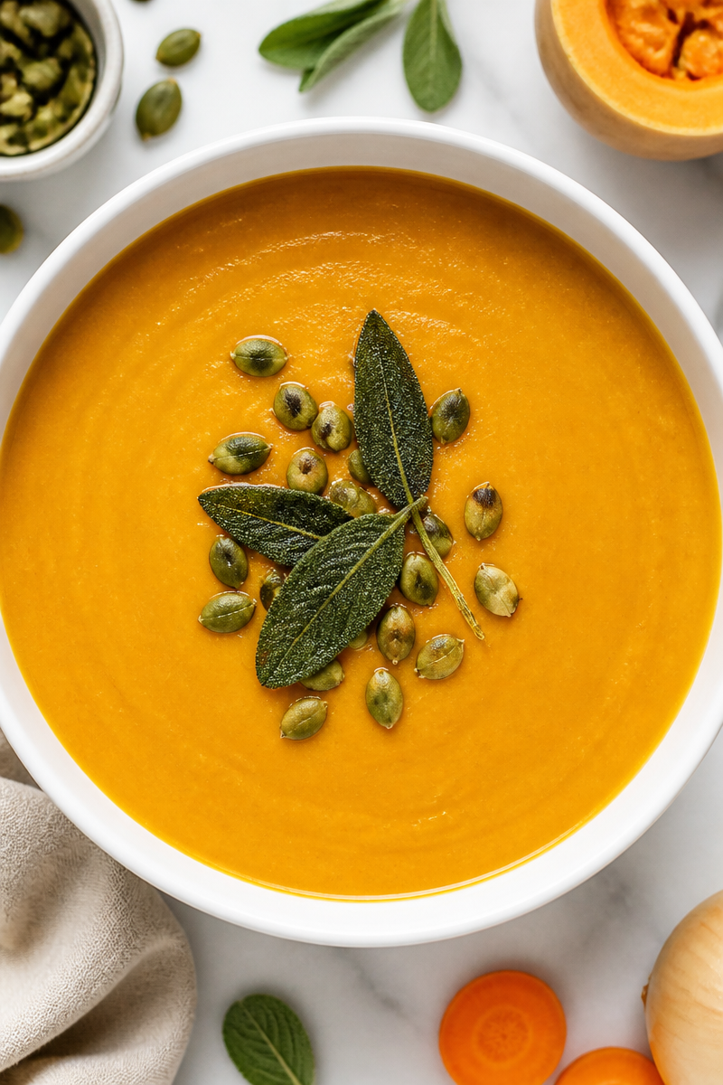 Classic Butternut Squash Soup Bowl