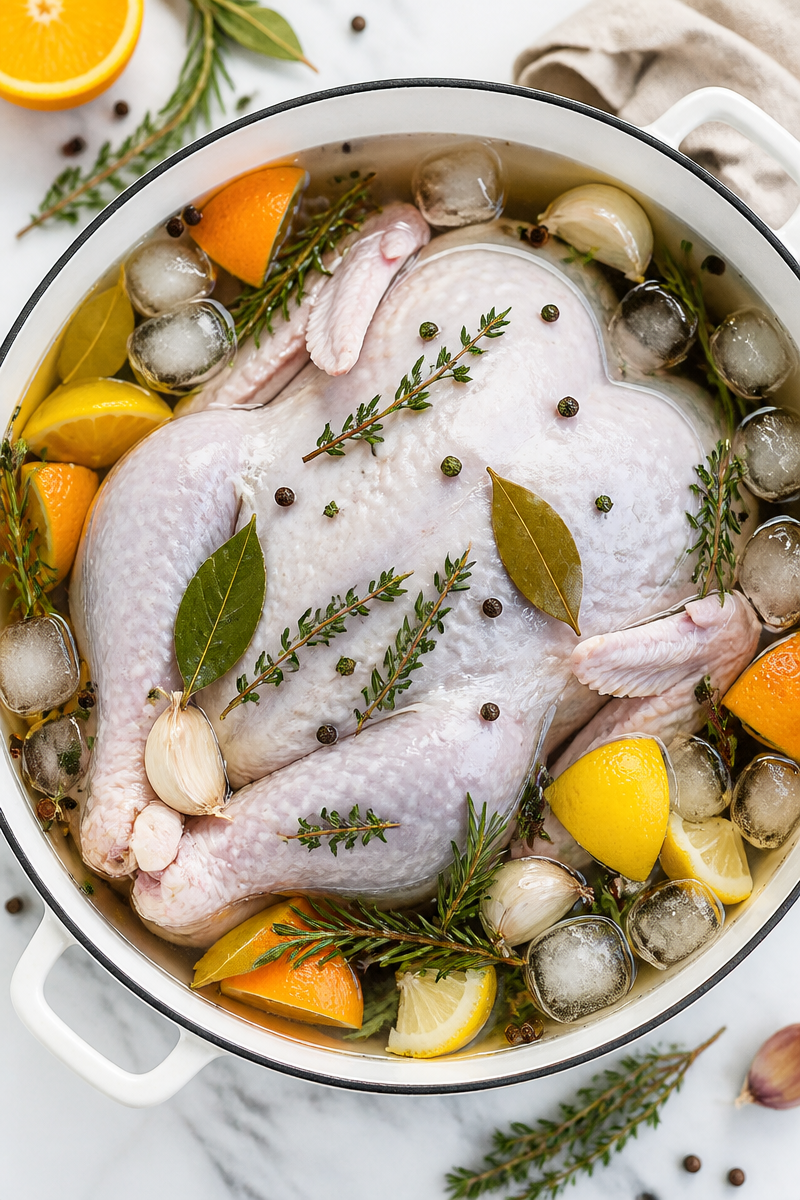 Classic Turkey Brine Herb Citrus
