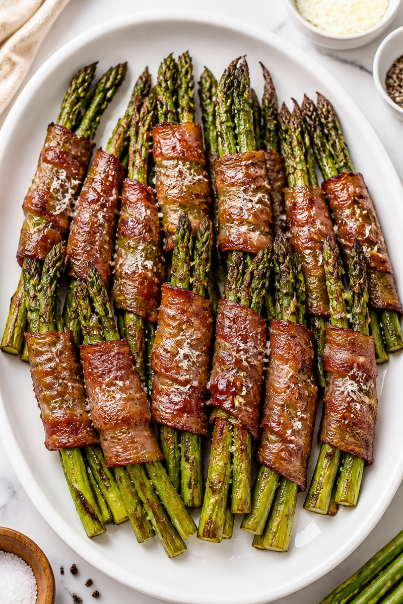 Bacon Wrapped Asparagus Holiday Side