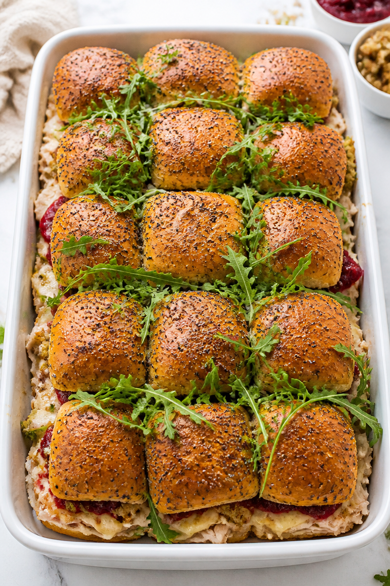 Thanksgiving Leftover Turkey Slider Bar