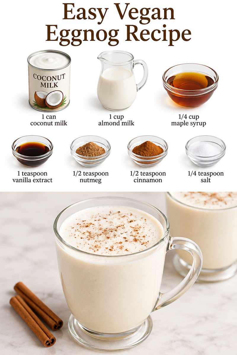 Easy Vegan Eggnog Recipe