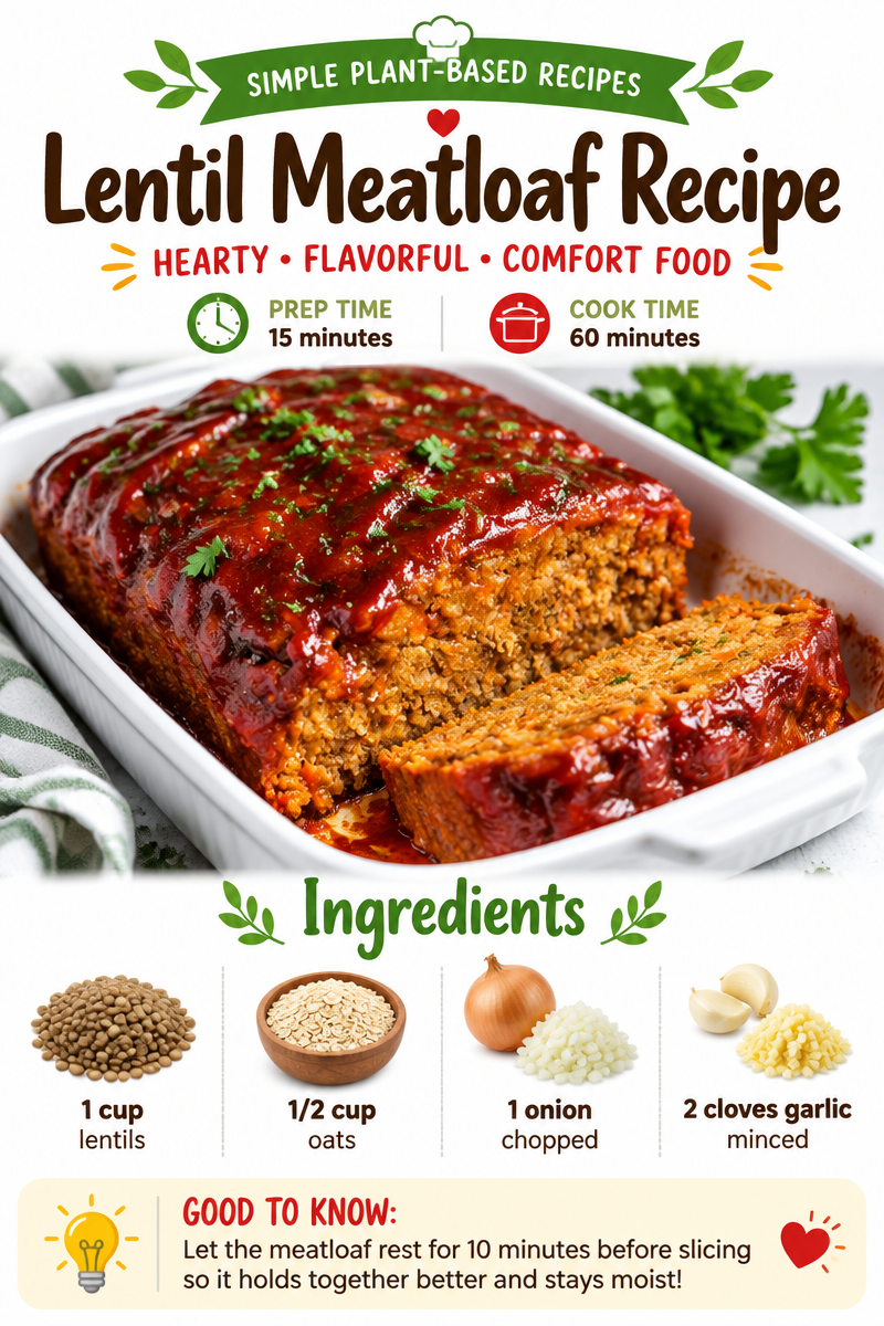 Lentil Meatloaf Recipe