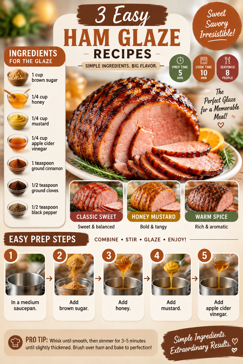 Three Easy Ham Glaze Recipes