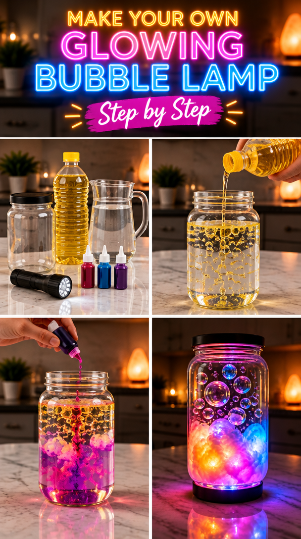 Create Your Own Glowing Bubble Lamp: Easy DIY Project for All Ages