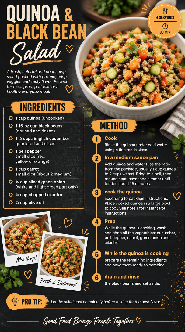 Quinoa & Black Bean Salad