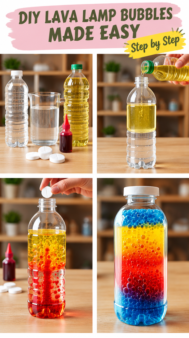 Want DIY Lava Lamp Fun? Make Bubbles Easily