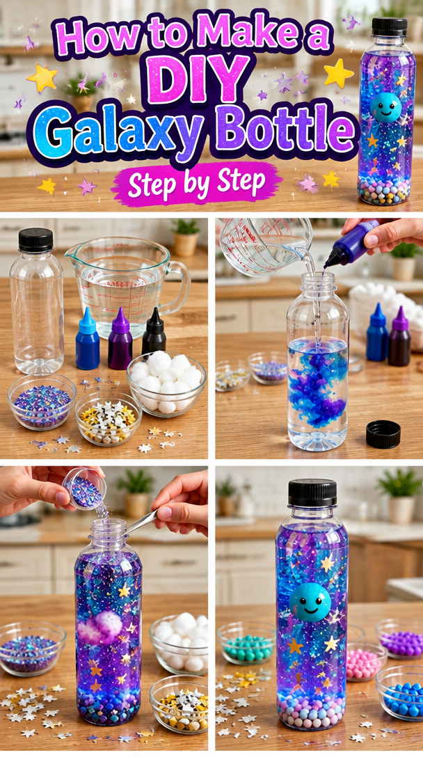 DIY Galaxy Bottle