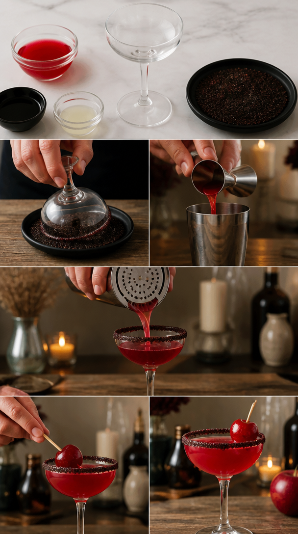Poison Apple Halloween Cocktail Recipe - Styled By Daisies