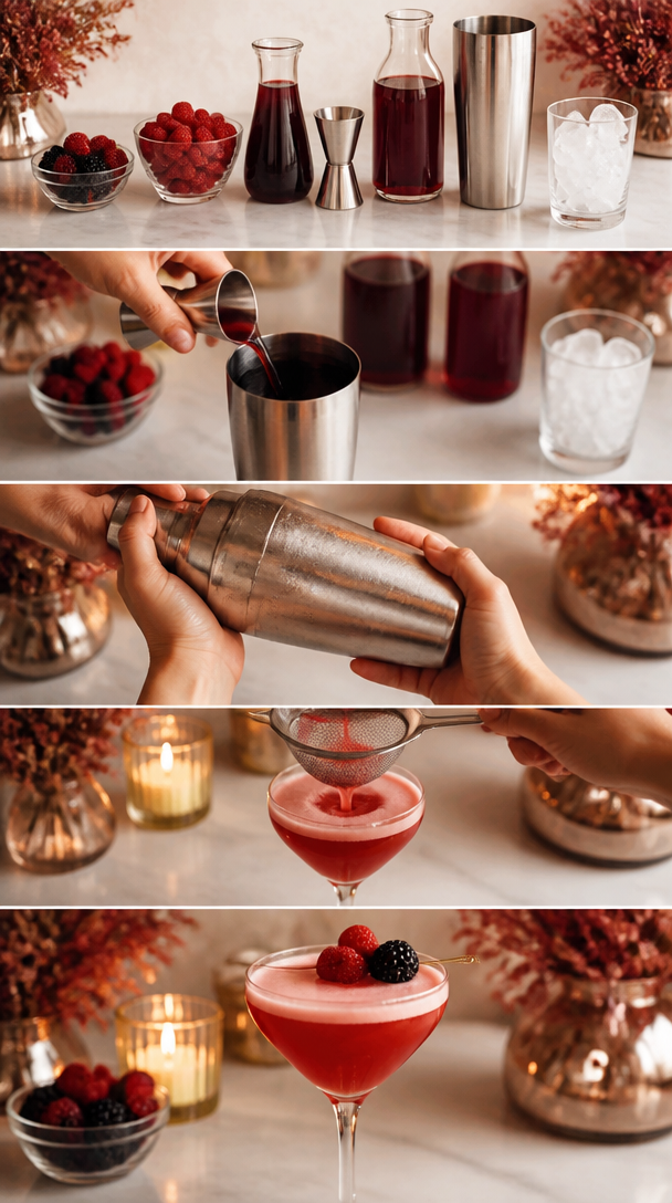 Poisoned Blood Martini Recipe - Styled By Daisies