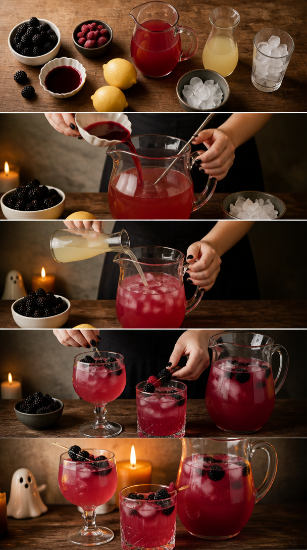 Bloody Berry Punch Cocktail Recipe - Styled By Daisies