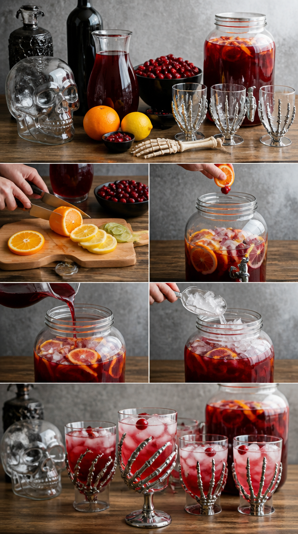 Vampire Blood Sangria Recipe - Styled By Daisies